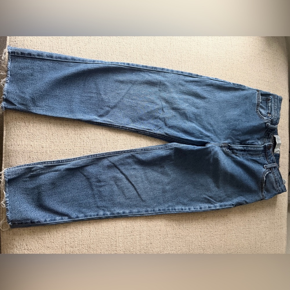 Abercrombie & Fitch Women's Straight Leg Blue Jeans